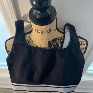 Victoria's Secret Black and Gray Sports Bra